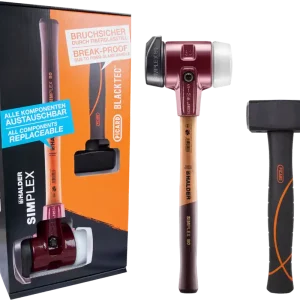 Sofort Bestellen HALDER SIMPLEX 3027 Aktionsbox Schonhammer Ø80mm + PICARD BlackTec Fäustel FS 328 1250 Gramm