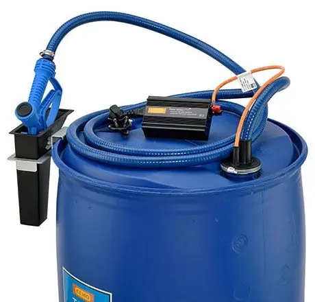 CEMO Elektropumpen-Set CENTRI SP 30, 12 V für AdBlue® und Diesel - inkl. Netzgerät 230V, 4m Schlauch und Zapfventil Markenware