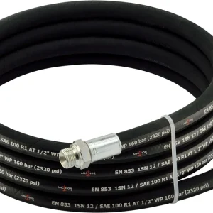 CEMO Druckschlauch ½" für Öl, einseitig ½" AG - 10 Meter Nur Für Kurze Zeit