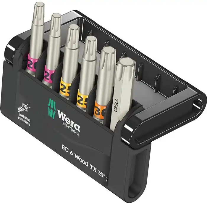 Bitsortiment Bit-Check 6 Wood TX HF 1 6-tlg.TX WERA Top-Preis