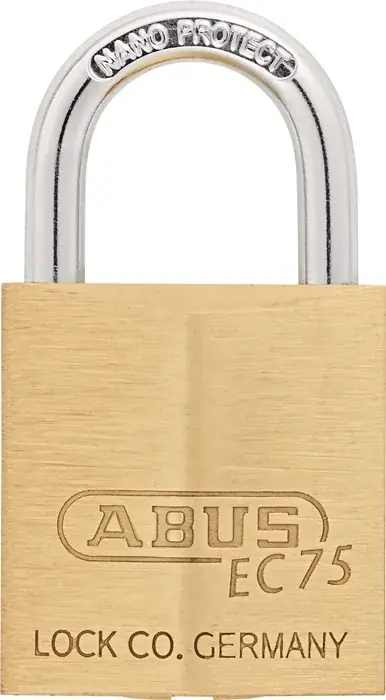 Zylindervorhangschloss 75/30 gl.-7341 Schlosskörper-B.30mm MS gl.ABUS Super-Preis