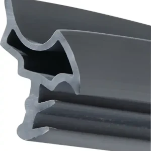Nur Heute Türanschlagdg.K2378 L.5m z.Einstecken W-PVC blk weiß ELLEN