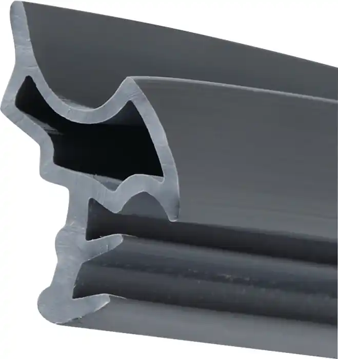 Nur Heute Türanschlagdg.K2378 L.5m z.Einstecken W-PVC blk weiß ELLEN
