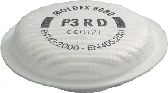 Partikelfilter 808001 EN 143:2021 P3 f.Ser.8000 MOLDEX VE: 8 Stück Finale Aktion