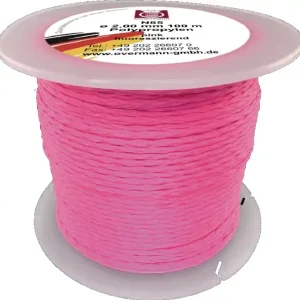 Günstig Pflastererschnur L.100m D.2mm 60kg PP pink,fluoresz.