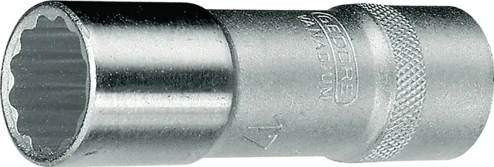 Steckschlüsseleinsatz D 19 L 1/2 Zoll 12-kant SW 14mm L.77mm GEDORE Billig