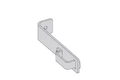 Schneller Versand HYMER Standard-Wandhaken, Alu/Stahl, Größe 210 mm