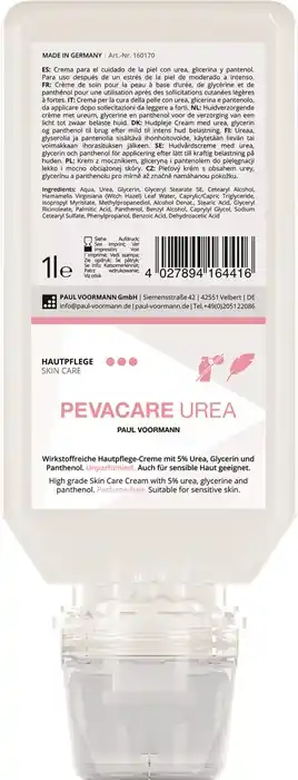 Hautpflegecreme PEVACARE UREA 1l unparfümiert Softflasche PAUL VOORMANN Schnäppchen