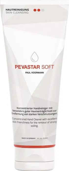 Handreinigung PEVASTAR SOFT 250ml silikon- u.lösemittelfrei Tube PAUL VOORMANN Neuheit