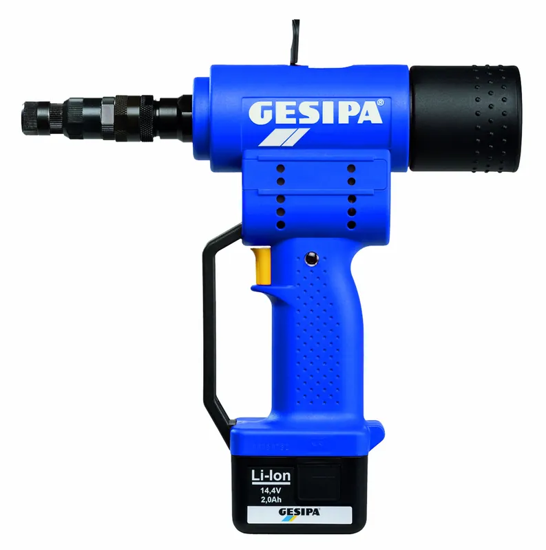GESIPA Blindnietmutterngerät FireBird ohne Mundstück und Gewindedorn mit 1 Akku und Ladegerät Heißes Angebot
