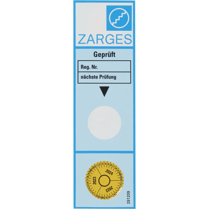 Knallerangebot ZARGES Prüfaufkleber (VE: 30 Stck.)