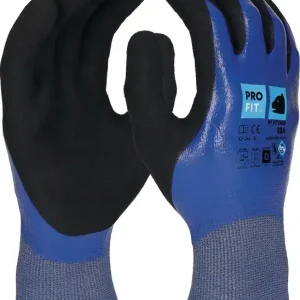 Neuheit Schnitthandschuh Ultra DRY CUT D Gr.10 blau/schwarz EN 388,EN 407 PSA II PRO FIT VE: 12 Paare