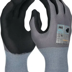 Handschuh EXTRA Gr.10 grau/schwarz EN 388/EN 407 PSA II PRO FIT VE: 12 Paare Kracherpreis