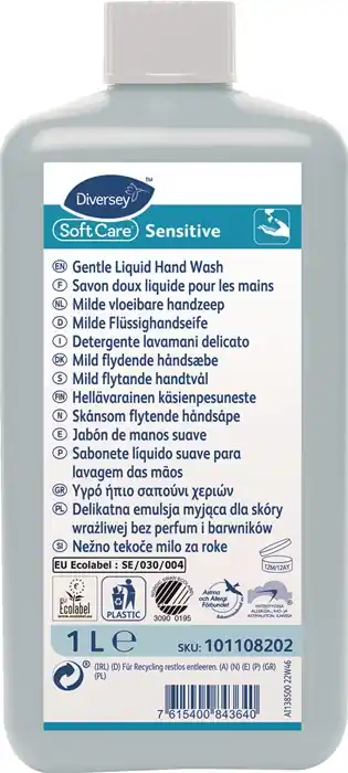 Top-Seller Handwaschlotion Care Soft Sensitiv 1l DIVERSEY