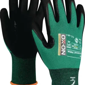 Garantierte Lieferung Schnitthandschuh Cut Advanced 9904 Gr.9 schwarz/grün EN388,EN420+A1 PSA II OX-ON VE: 12 Paare