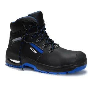 Elten LEONARDO Sicherheitsschnürstiefel XXSG Black-Blue MID ESD S3 - Größe 44 Super-Preis