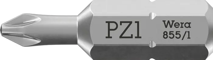 Bit 855/1 Z 1/4 Zoll PZD 1 L.25mm WERA VE: 10 Stück Direkt Vom Hersteller