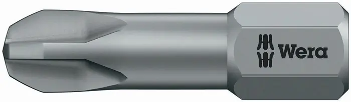 Expressversand Bit 851/1 TZ 1/4 Zoll PH 3 L.25mm Torsionszone,zähh.WERA VE: 10 Stück