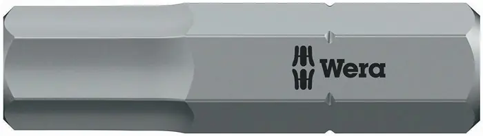 Bit 840/1 Z 1/4 Zoll 6,0mm L.25mm zähhart,HEX-Plus WERA VE: 10 Stück Mega-Angebot