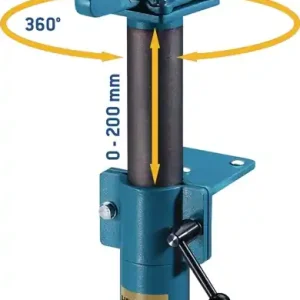 Sichere Zahlung Höhenverstellgerät HEUER Lift f.Backen-B.140mm um 360Grad drehb.HEUER