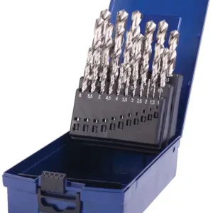 Neuheit Spiralbohrersatz DIN 338 TypN D.1-13x0,5mm HSS 25tlg.Ku.-Kass.