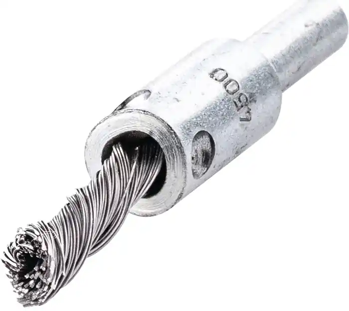 Beliebt Pinselbürste D.10mm Schaft 6mm Drahtstärke 0,35mm STA 4500min-¹ LESSMANN