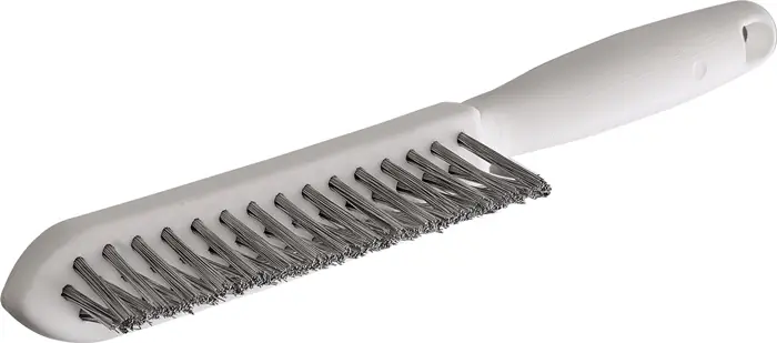Mega-Angebot Kehlnahtbürste L.290mm 0,35mm VA-Stahldraht gewellt 3-reihig LESSMANN