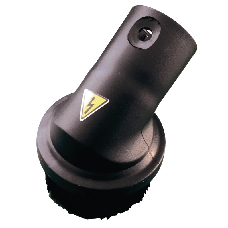 Zertifiziert Cleancraft Runddüse mit Bürste, antistatisch - Ø 32 mm -