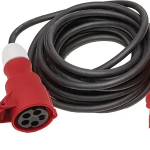 Ausverkauf CEE-Verlängerung 32 A 400 V 25m H07RN-F 5x4mm² schwarz IP44