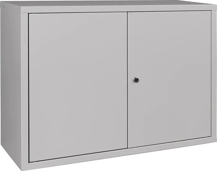 Top-Seller Hängeschrank H600xB800xT300mm Vollblech,1 BD lichtgrau/lichtgrau