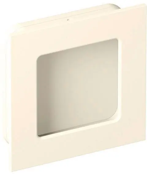 Markenprodukt Schiebetürmuschel 544.60B PA 99 reinweiß ma quad.TS ab 17mm f.HLT