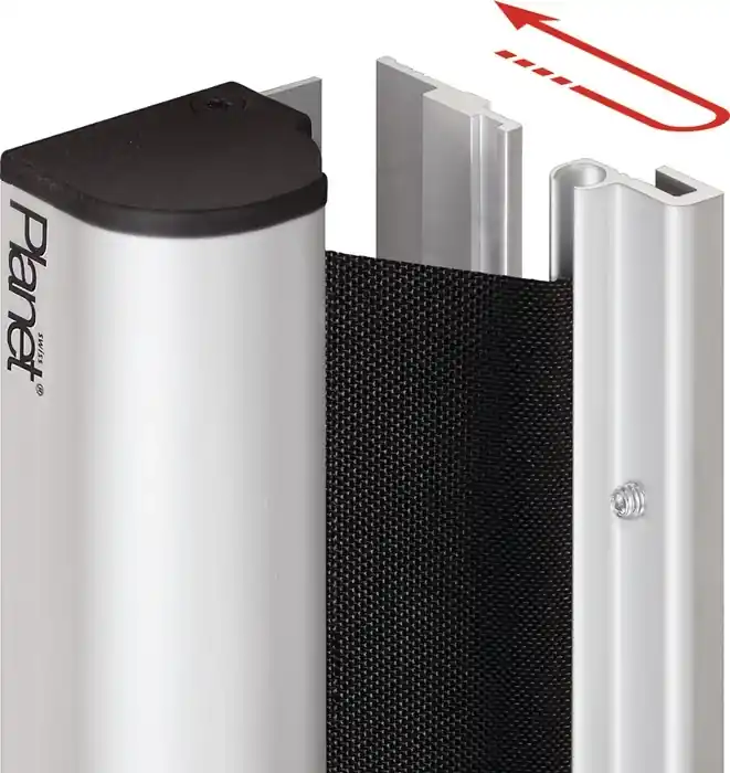Markenprodukt Fingersch.Rollo FSR 6000 Quick & Outdoor L.2015mm BG weiß RAL 9016 PLANET