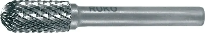 Frässtift WRC D.10mm Kopf-L.20mm Schaft-D.6mm HM Blank Verz.KVZ 4 RUKO Markenprodukt