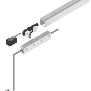 Schiebetürsystem 140 2500mm EV1 elox.1250-1500mm Dm. Sofort Bestellen