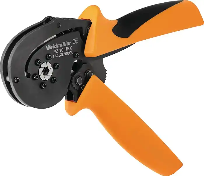 Preisreduziert Crimpzange PZ 10 HEX L.195mm 0,25-10 (AWG 26...8)mm² WEIDMÜLLER