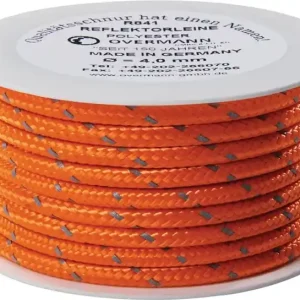 Versand Am Gleichen Tag Reflektorschnur Safety Reflector L.50m D.4mm PES orange OVERMANN