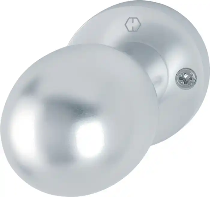 Knopfrosette 50/11 Alu.F1 Aufn.M12 Kugelknopf HOPPE Ausverkauf