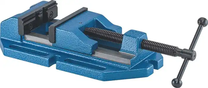 Bohrmaschinenschraubstock BOF Backen-B.135mm niedrig,stabil,m.Gewindespindel Online Kaufen