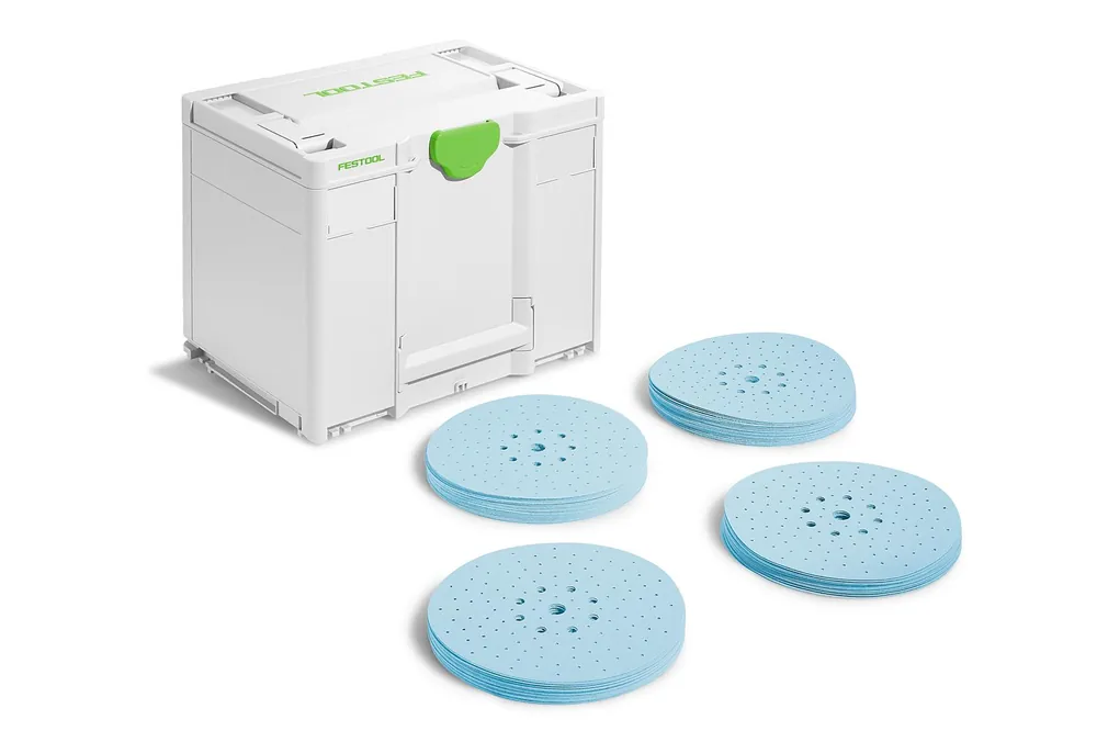 Solange Der Vorrat Reicht Festool Schleifmittel-Systainer³ Granat SYS-STF D225 GR-Set