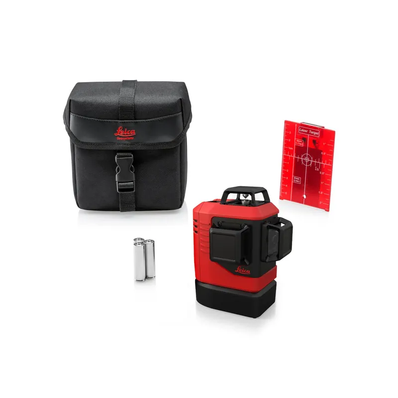 Versand Am Gleichen Tag LEICA LINO L6Rs-1 Linienlaser rot selbstnivellierend 3x360° mit Alkaline Batterien