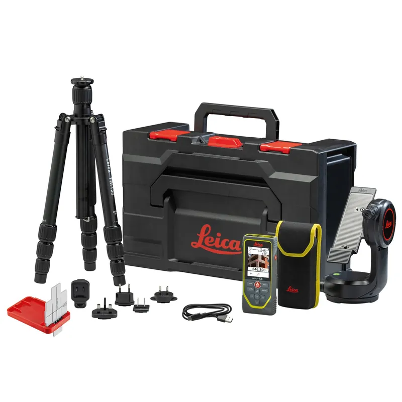 LEICA DISTO X6 Set Laserentfernungsmesser inklusive DST 360-X, TRI 120 metaBOX Super-Preis