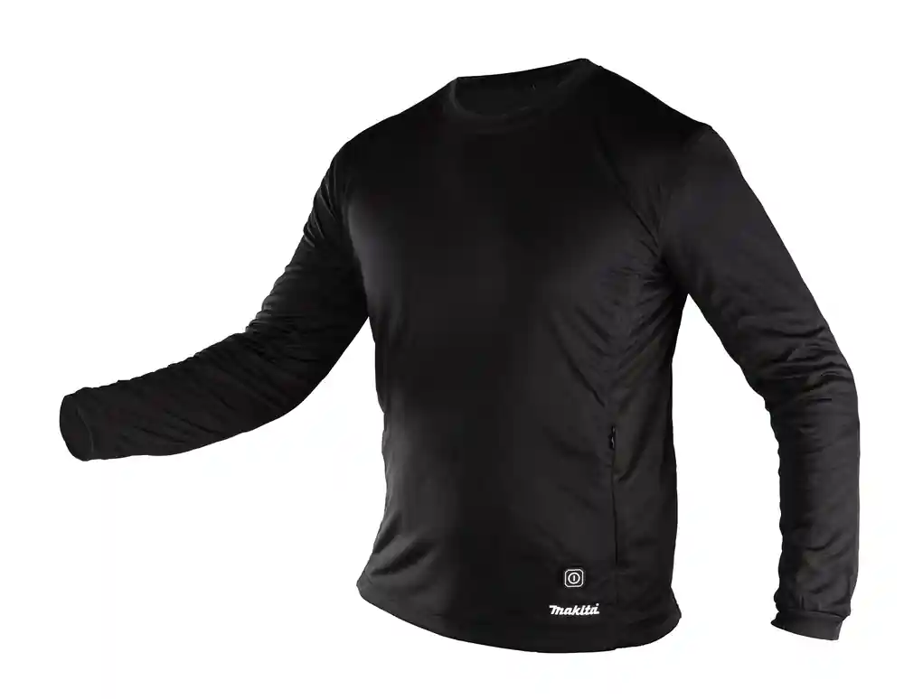 Ausverkauf Makita DCX200CS Akku-Thermoshirt Gr. S 12V max. - 18V (ohne Akku, ohne Ladegerät)