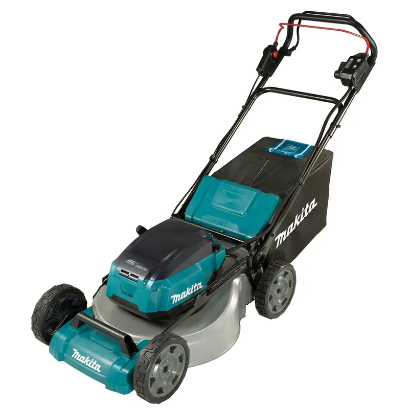Solange Der Vorrat Reicht Makita DLM536PT2 Akku-Rasenmäher 2x18V / 5,0 Ah, 2 Akkus + Ladegerät
