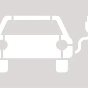 Bodenschablone Parkplatz f.Elektrofahrzeuge L1200xB645mm PVC weiß Markenware
