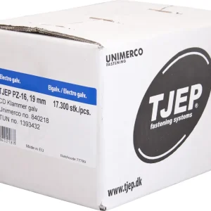TJEP PZ-16 19mm CD Klammer geharzt verzinkt Box 17.300 Stk. Geprüft