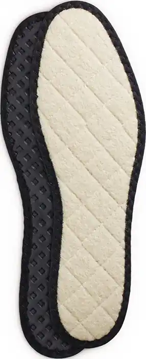 Zertifiziert Einlegesohle Alu Therm Tech Gr.43 wollweiß-schwarz Alu-Kälteschutz COLLONIL VE: 3 Paare