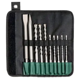 Super-Preis Bohrer-/Meißelsatz SDS-plus 10tlg. Rolltasche Metabo