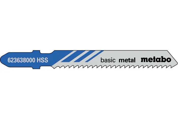 Stichsägeblätter classic Nutz-L.51mm Zahnteilung2mm HSS gefr. gewellt 5St. Abverkauf