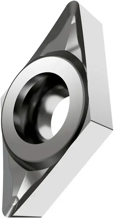 Markenware Drehwendeschneidplatte ISO DCGT 11T304F-AL:HF7 Bohrungs-D. 4,4mm Farbe Silber VE: 10 Stück