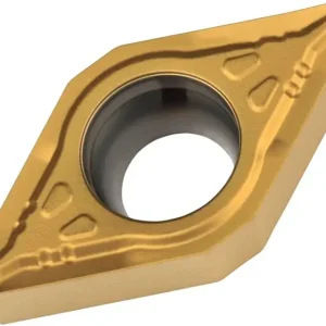 Drehwendeschneidplatte ISO DCMT 11T304E-UR:TT310 D.4,4mm PVD beschichtet Gold VE: 10 Stück Neue Ware